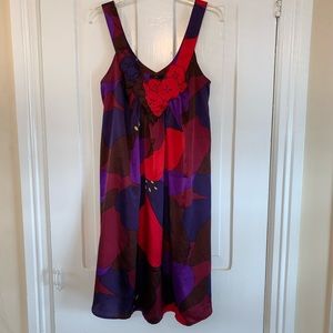 Urban Outfitters, Lux V- Neck Floral Midi Dress